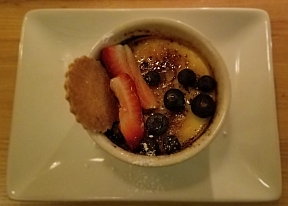 Creme Brulee at Ten Tables, Jamaica Plain