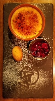 creme brulee at 44 hill street, belfast