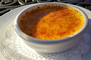 crème brûlèe at La Provence, Ambler, PA