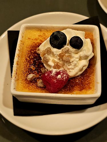 Taste Kitchen's crème brûlée